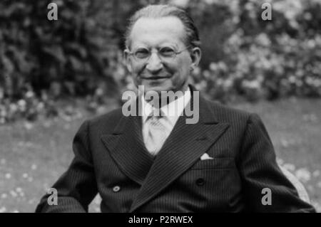 . Anglais : Alcide De Gasperi au cours des années 1950. 13 juillet 2016. Inconnu 5 Alcide De Gasperi 50 anni Banque D'Images