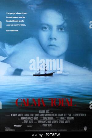 Titre original : Calme plat. Titre en anglais : Calme plat. Film Réalisateur : Phillip Noyce. Année : 1989. Credit : Warner Brothers / Album Banque D'Images