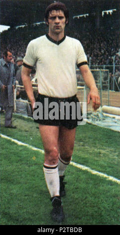 . Italiano : Il calciatore italiano Giuseppe Zaniboni al Cesena all'inizio della stagione 1974-75. circa 1974. Inconnu 37 Giuseppe Zaniboni - AC Cesena 1974-1975 Banque D'Images