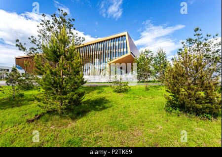 Innopolis, Russie - 11 juin 2018 : bâtiment moderne de l'université Innopolis. Innopolis ville en République du Tatarstan, Russie Banque D'Images