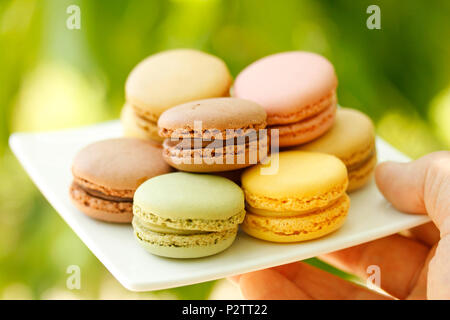 Macarons. Banque D'Images