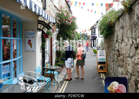 La ville de Yarmouth dans l'ouest de l'île de Wight uk juin 2018 Banque D'Images