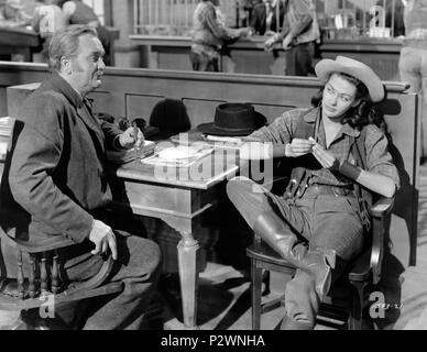 Titre original : Calamity Jane And Sam BASS. Titre en anglais : Calamity Jane And Sam BASS. Directeur de film : GEORGE SHERMAN. Année : 1949. Stars : Yvonne de Carlo. Credit : UNIVERSAL PICTURES / Album Banque D'Images