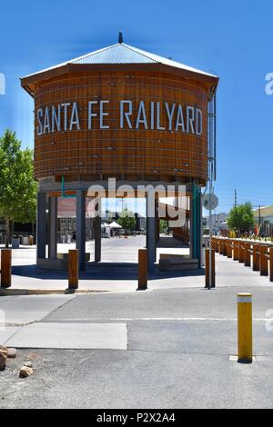 Gare de Santa Fe et parc Arts District Banque D'Images
