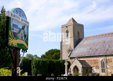 Eglise Saint André dans le village de Barton Bendish, West Norfolk, près de Swaffham Banque D'Images