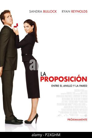 Titre original : la proposition. Titre en anglais : la proposition. Directeur du film : ANNE FLETCHER. Année : 2009. Copyright : Editorial l'intérieur uniquement. C'est un document distribué au public. Les droits d'accès uniquement, aucune licence de droit d'auteur prévue. Autorisation obligatoire à l'icône visuelle (www.visual-icon.com) est requise pour la reproduction de cette image. Credit : MANDEVILLE FILMS/ Touchstone Pictures / Album Banque D'Images