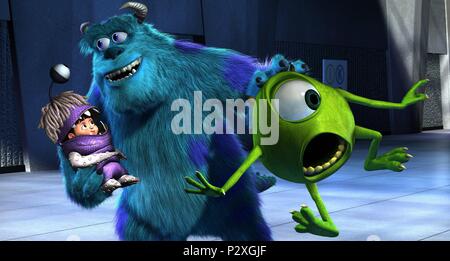 Titre original : Monsters, Inc.. Titre en anglais : Monsters, Inc.. Directeur de film : PETE DOCTER, David Silverman, Lee Unkrich. Année : 2001. Credit : WALT DISNEY PICTURES / Album Banque D'Images