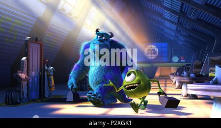 Titre original : Monsters, Inc.. Titre en anglais : Monsters, Inc.. Directeur de film : PETE DOCTER, David Silverman, Lee Unkrich. Année : 2001. Credit : WALT DISNEY PICTURES / Album Banque D'Images