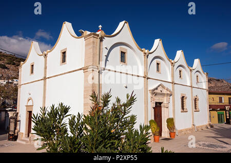 L'église d'Agios Stefanos village, municipalité de Ierapetra, Lassithi, Crète, Grèce. Banque D'Images