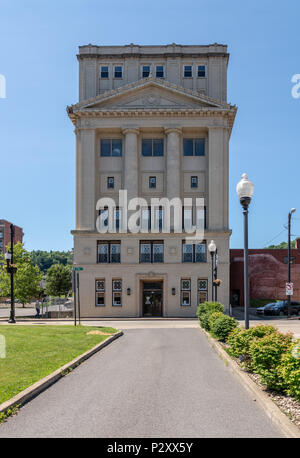 Temple maçonnique à Clarksburg, West Virginia Banque D'Images