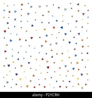 Triangle abstrait vecteur coloré modèle homogène. Mosaïque style Gaudi Illustration de Vecteur