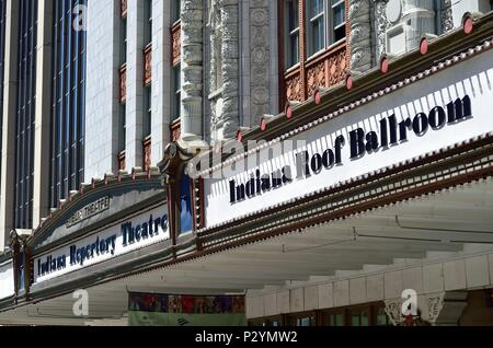 Indianapolis, Indiana, USA.Le Indiana Repertory Theatre, au centre-ville d'Indianapolis.