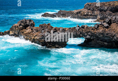 Superbe piscine naturelle à l'île de Tenerife Banque D'Images