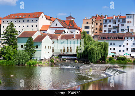 Un Prachenske Pisecky hrad museum, Krizikova elektrarna, Pisek, Ceska Republika Banque D'Images