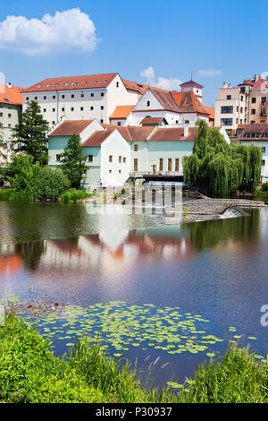 Un Prachenske Pisecky hrad museum, Krizikova elektrarna, Pisek, Ceska Republika Banque D'Images