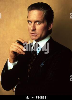 Film Original Titre : WALL STREET. Titre en anglais : WALL STREET. Directeur de film : Oliver Stone. Année : 1987. Stars : MICHAEL DOUGLAS. Crédit : 20TH CENTURY FOX / Album Banque D'Images