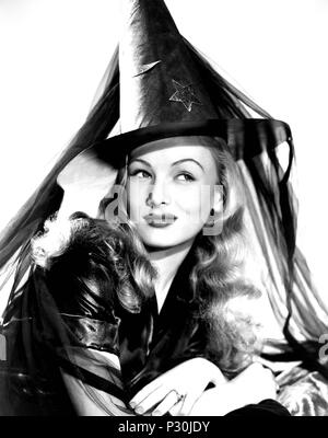 Titre original : J'ai épousé une sorcière. Titre en anglais : j'ai épousé une sorcière. Directeur de film : René Clair. Année : 1942. Stars : VERONICA LAKE. Credit : United Artists / Album Banque D'Images