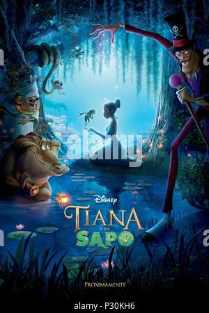 Titre original : LA PRINCESSE ET LA GRENOUILLE. Titre en anglais : LA PRINCESSE GRENOUILLE, LE. Film Réalisateur : JOHN MUSKER, RON CLEMENTS. Année : 2009. Credit : WALT DISNEY PICTURES / Album Banque D'Images