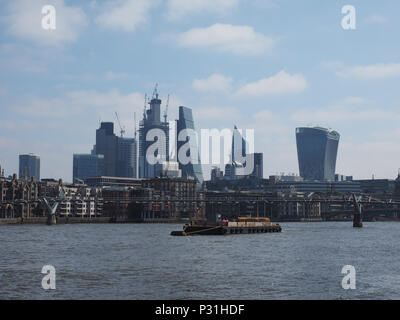 Londres, UK - CIRCA Juin 2018 : Vue de la ville de Londres Banque D'Images