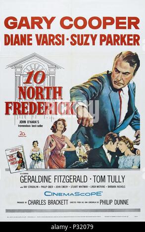 Titre original : 10 NORTH FREDERICK. Titre en anglais : 10 NORTH FREDERICK. Directeur de film : PHILIP DUNNE. Année : 1958. Crédit : 20TH CENTURY FOX / Album Banque D'Images