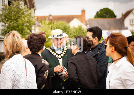 Essex, Royaume-Uni, 16 juin 2018. Wivenhoe Regatta Crédit : Alan Collins/Alamy Live News Banque D'Images