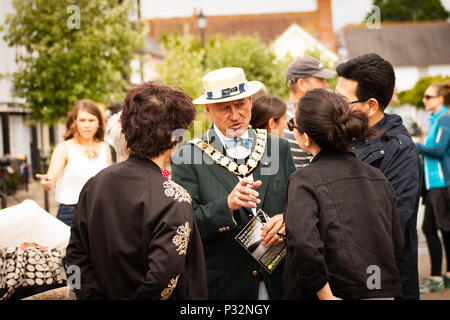 Essex, Royaume-Uni, 16 juin 2018. Wivenhoe Regatta Crédit : Alan Collins/Alamy Live News Banque D'Images