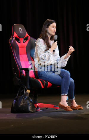 Sydney, NSW, Australie. 17 Juin, 2018. L'actrice américaine Summer Glau assiste à Sydney 2018 Supanova Crédit : Christopher Khoury/presse australienne/ZUMA/Alamy Fil Live News Banque D'Images