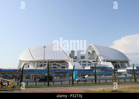 Vue générale, le 15 juin 2018 Football / Soccer - COUPE DU MONDE : Russie 2018 match du groupe B entre le Portugal - Espagne à à Sotchi, Russie. (Photo par Yohei Osada/AFLO SPORT) Banque D'Images