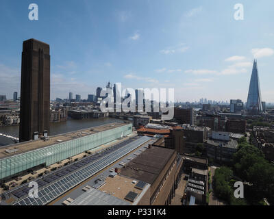 Londres, UK - CIRCA Juin 2018 : Vue de la ville de Londres Banque D'Images
