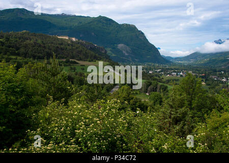 Eygliers dans les alpes françaises Banque D'Images