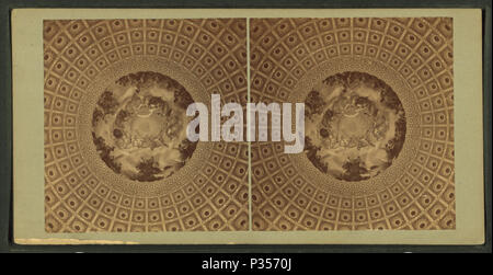 53 couvert de la Dome, Capitol. (Peinture par Brumidi), de Robert N. Dennis collection de vues stéréoscopiques Banque D'Images