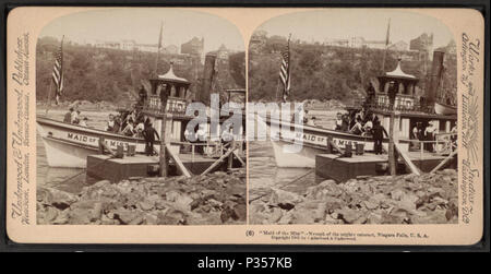 7 L'aide de la "mist", nymphe de la puissante Cataracte, Niagara Falls, Etats-Unis, par Underwood &AMP ; Underwood Banque D'Images