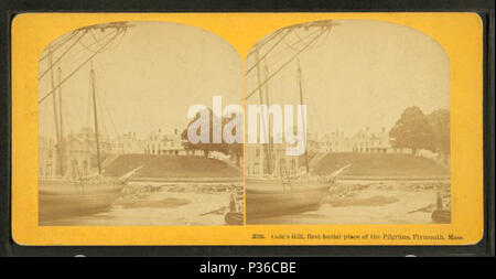 . Cole's Hill, lieu de sépulture des premiers pèlerins, Plymouth, Massachusetts) Couverture : 1865 ?-1905 ?. Mentions légales Source : 1865 ?-1905 ?. Point numérique publié le 9-15-2005 ; mise à jour 2-12-2009. 71 Cole's Hill, lieu de sépulture des premiers pèlerins, Plymouth, masse, par Kilburn Brothers Banque D'Images