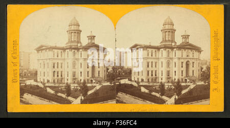 . Court House. Titre alternatif : Vues de Chicago. 47. Couverture : 1865 ?-1885 ?. Mentions légales Source : 1865 ?-1885 ?. Article 3-9-2006 numérique publié ; mise à jour 2-12-2009. 78 palais de justice, par Carbutt, John, 1832-1905 Banque D'Images