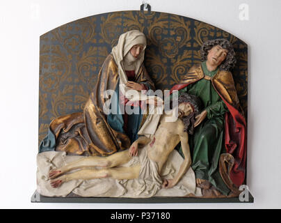 Lamentation du Christ, couvent des Sœurs de Saint Croix à Gemunden, Allemagne Banque D'Images