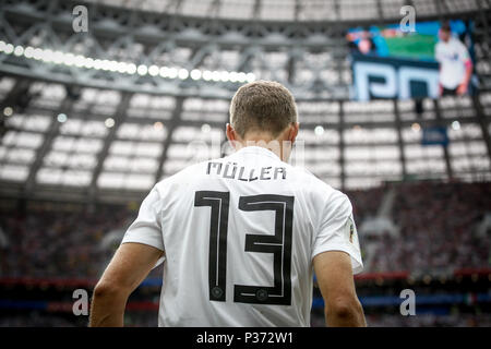 Moscou, Russie. 17 Juin, 2018. Pendant le match entre l'Allemagne et le Mexique, valide pour le premier tour du groupe F de la Coupe du Monde 2018, qui s'est tenue au stade Luzhniki ; le dernier score 0-1. Credit : Thiago Bernardes/Pacific Press/Alamy Live News Banque D'Images