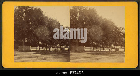 . Le Dr G.B. [Cloughs debout devant des barrières par le chariot avec une] coacher. Couverture : 1868 ?-1880 ?. Point numérique publié le 7-18-2005 ; mise à jour 2-12-2009. 88 M. G.B. Cloughs (debout en face de clôtures par le chariot avec un), de coacher Robert N. Dennis collection de vues stéréoscopiques Banque D'Images