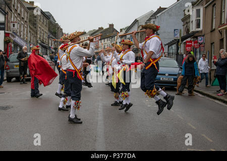 Helston Flora Day annulé pour la deuxième année consécutive Banque D'Images