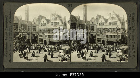. Heure de danse folklorique dans le village belge. Un siècle de progrès. Chicago, 1933. Date de publication : 1933. Couverture : 1874 ?-1933. Mentions légales Source : 1874 ?-1933.. Point numérique publié le 6-15-2005 ; mise à jour 2-12-2009. 108 heures de danse folklorique dans le village belge. Un siècle de progrès. Chicago, 1933, de Robert N. Dennis collection de vues stéréoscopiques Banque D'Images