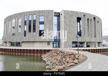 Centre culturel et de conférences Hof à Akureyri, Islande Banque D'Images