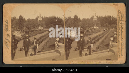 . Général. La statue de Francis Scott Key, le Golden Gate, San Francisco. Couverture : 1860 ?-1910 ?. Mentions légales Source : 1860 ?-1910 ?. Point numérique publié le 8-31-2005 ; mise à jour 2-12-2009. 122 Général. La statue de Francis Scott Key, le Golden Gate, San Francisco, à partir de Robert N. Dennis collection de vues stéréoscopiques Banque D'Images