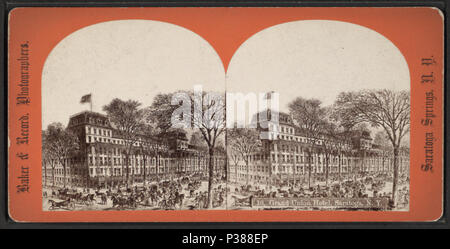 130 Grand Union Hotel Saratoga, N.Y, à partir de Robert N. Dennis collection de vues stéréoscopiques 6 Banque D'Images