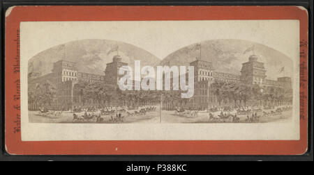 130 Grand Union Hotel Saratoga, N.Y, à partir de Robert N. Dennis collection de vues stéréoscopiques 7 Banque D'Images