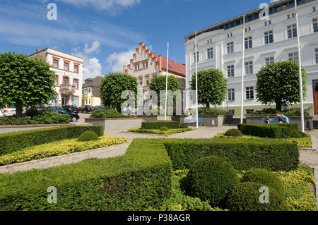 Bergen, Allemagne, le marché de Bergen sur Ruegen Banque D'Images