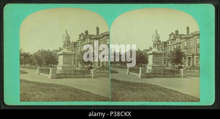 . Statue de Hamilton, Commonwealth Avenue, Boston. Couverture : 1859 ?-1901 ?. Mentions légales Source : 1859 ?-1901 ?. Point numérique publié le 7-18-2005 ; mise à jour 2-13-2009. 136 Hamilton statue, Commonwealth Avenue, Boston, à partir de Robert N. Dennis collection de vues stéréoscopiques Banque D'Images