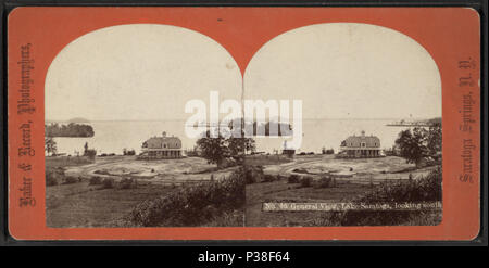 . Vue générale, le lac Saratoga, regardant vers le sud. Référence : [1869 ?-1880 ?]. Mentions légales Source : Saratoga Springs, N.Y. : Baker & Record, [1869 ?-1880 ?]. Article publié le 12-1-2005 numérique ; mis à jour le 2-11-2009. 121 Vue générale, le lac Saratoga, regardant vers le sud, à partir de Robert N. Dennis collection de vues stéréoscopiques 9 Banque D'Images