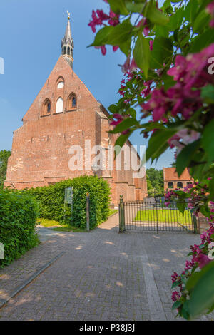 L'église gothique, 15e siècle, Hinte, Frise orientale, Basse-Saxe, Allemagne Banque D'Images