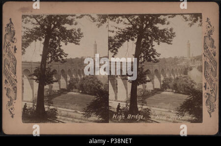 . Haut Pont. New York. Titre alternatif : série standard. Couverture : 1858 ?-1905 ?. Point numérique publié le 8-31-2005 ; mise à jour 2-11-2009. 139 haut pont. New York, à partir de Robert N. Dennis collection de vues stéréoscopiques Banque D'Images