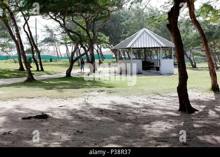 La plage de la cambuse est situé près du village de mon désert, dans la partie sud-est de l'île Maurice. C'est l'une des nombreuses plages de l'île Maurice situé Banque D'Images