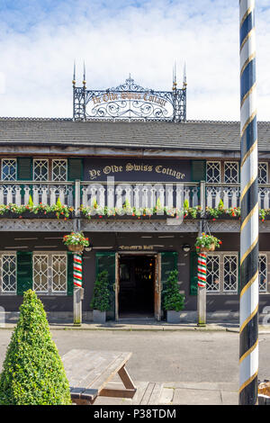 Ye Olde entrée Pub Swiss Cottage, Finchley Road, Swiss Cottage, Hampstead, London Borough of Camden, Greater London, Angleterre, Royaume-Uni Banque D'Images